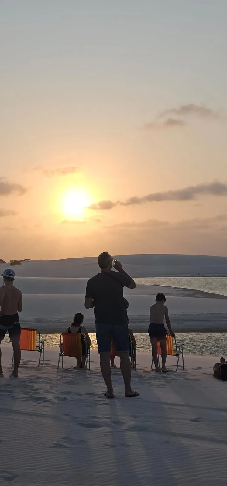 Sunset at Lençóis Maranhenses